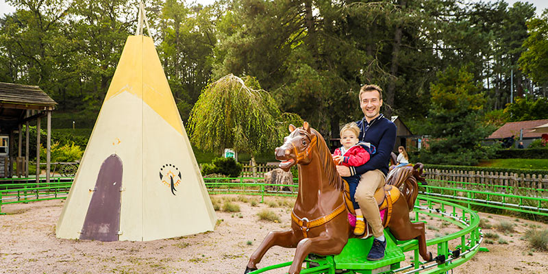 À cheval dans le Grand Parc